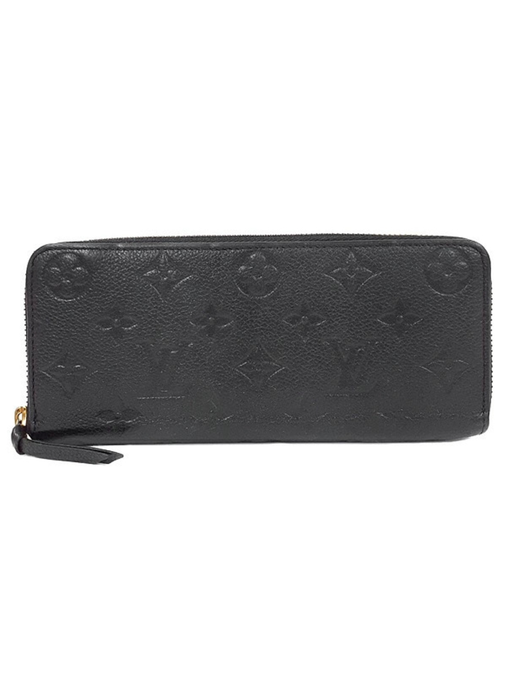 Louis Vuitton Monogram Empreinte Portefeuille Clemence Round Zipper Long Wallet